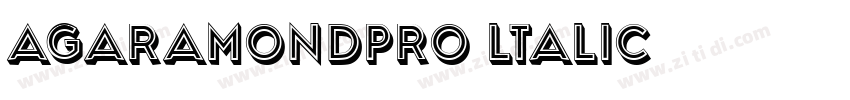 agaramondpro ltalic字体转换